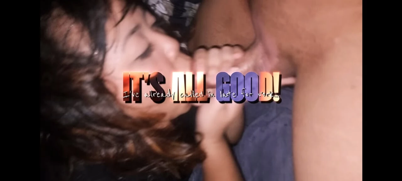 Cock hungry malay girl is late for work, but it’s all good!