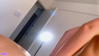 SEXY STUDENT SUCKS TEACHER’S DICK UNDER THE TABLE